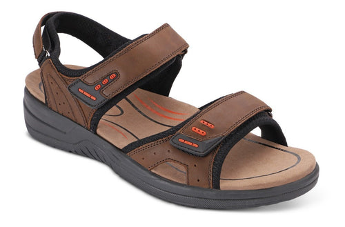 OrthoFeet Cambria Brown Men's Sandals | Footwear | app store dev @@ABC ///[option4] 十月五日 11:53 