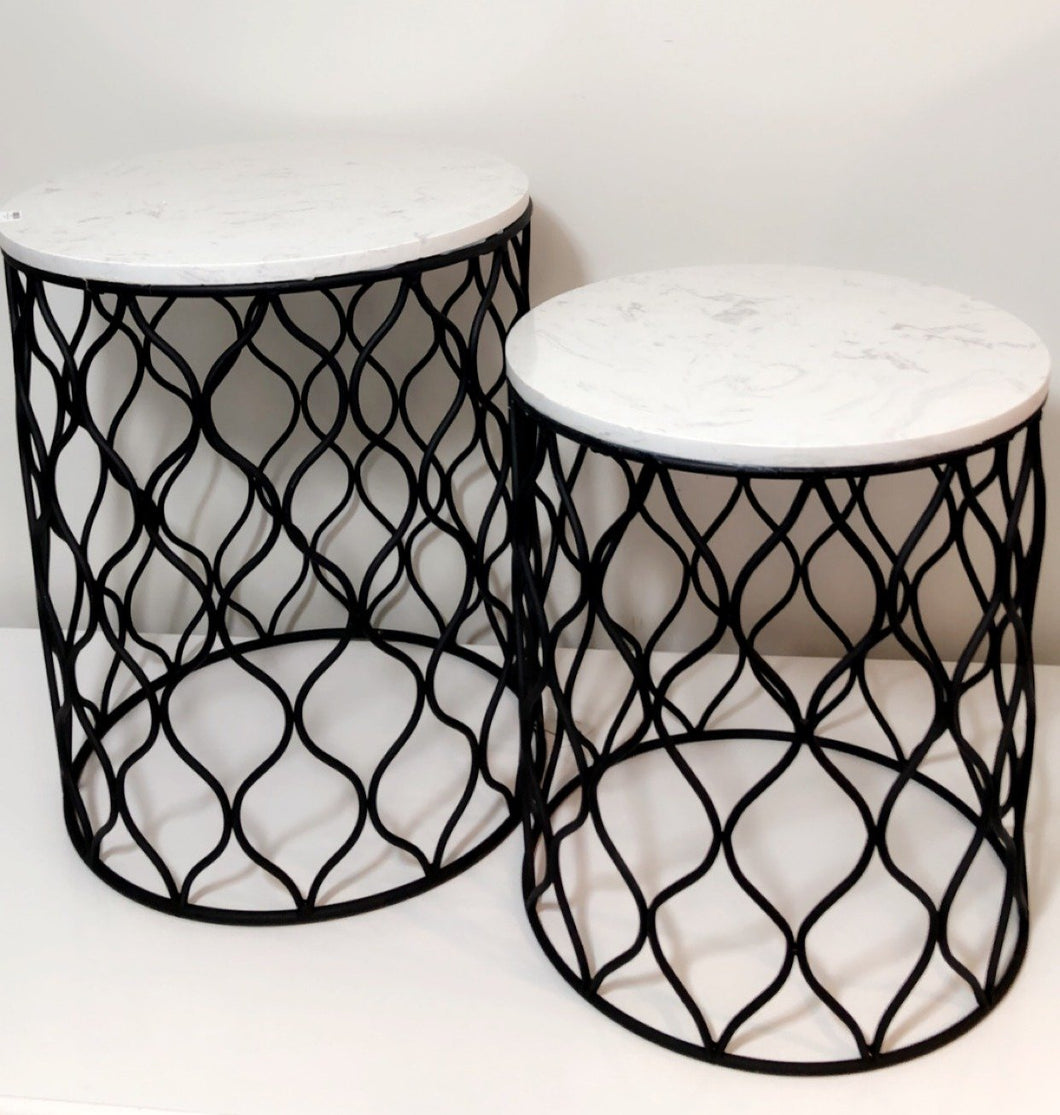 Liberty Homeware Black Marble Set 2 Stools | Living | app store dev @@ABC ///[option4] 十月五日 11:53 