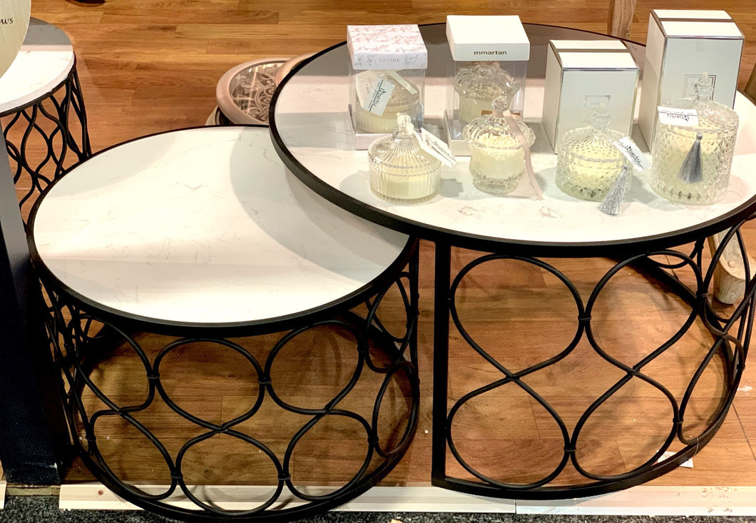 Liberty Homeware Black Marble Coffee Table - Set of 2 | living | app store dev @@ABC ///[option4] 十月五日 11:53 