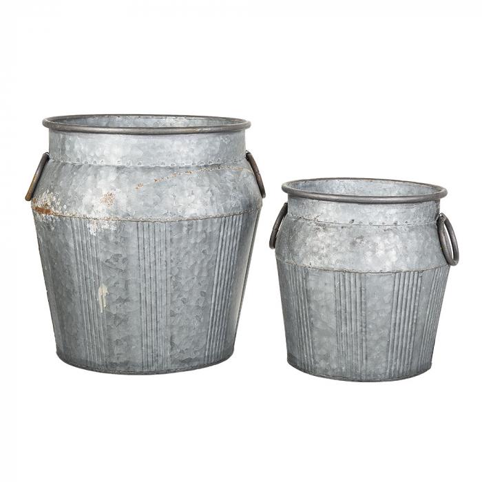 Florabelle Ling Zinc Pots Set/2 | Accessories | app store dev @@ABC ///[option4] 十月五日 11:53 