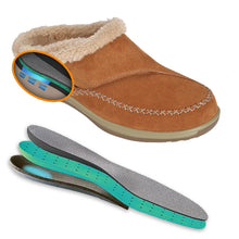 Load image into Gallery viewer, OrthoFeet Charlotte Brown Slippers | Footwear | app store dev @@ABC ///[option4] 十月五日 11:53 
