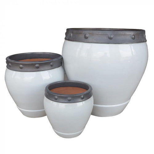Florabelle Centurion Planter Set/3 White | Accessories | app store dev @@ABC ///[option4] 十月五日 11:53 