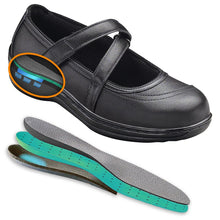 Load image into Gallery viewer, OrthoFeet Celina - Black Mary Jane Shoes | Footwear | app store dev @@ABC ///[option4] 十月五日 11:53 
