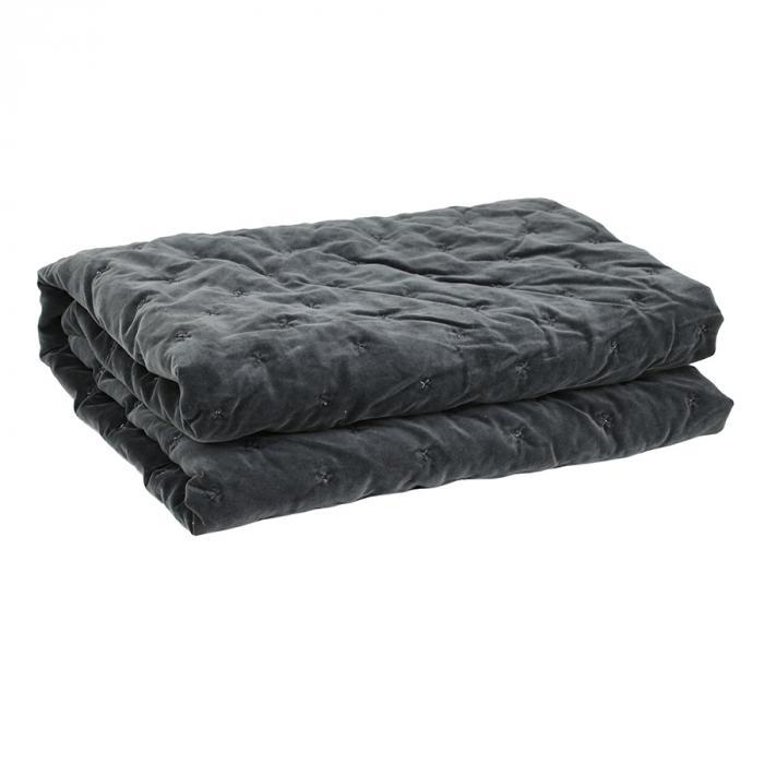 Florabelle Velvet Quilted Throw Charcoal | Accessories | app store dev @@ABC ///[option4] 十月五日 11:53 