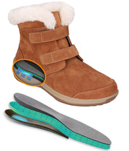Load image into Gallery viewer, OrthoFeet Florence-Camel Women&#39;s Boots With Fur | Footwear | app store dev @@ABC ///[option4] 十月五日 11:53 
