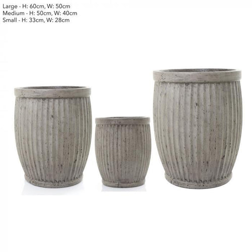 Florabelle Barrell Planter Set of 3 | Accessories | app store dev @@ABC ///[option4] 十月五日 11:53 