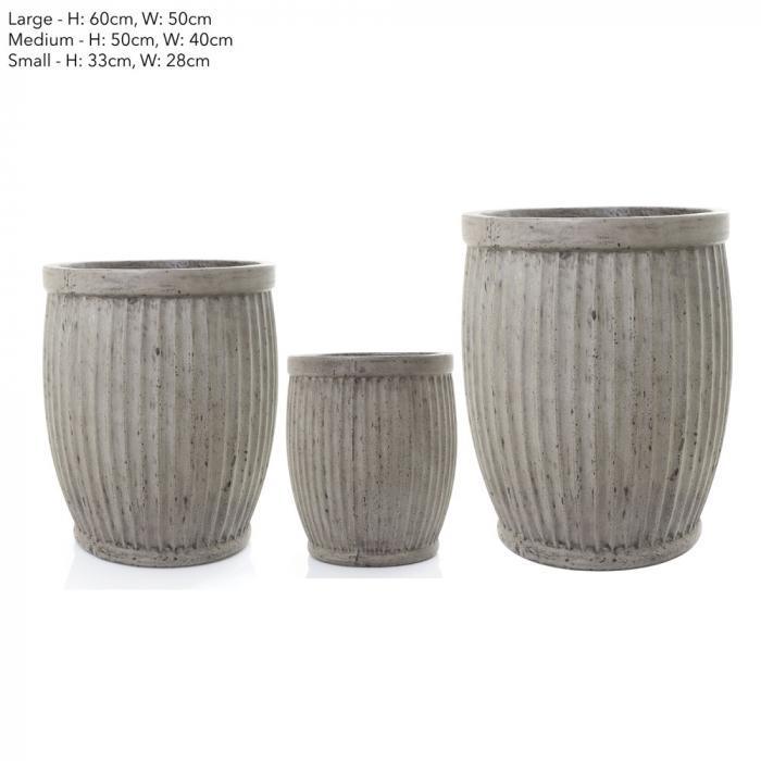 Florabelle Barrell Planter Set of 3 | Accessories | app store dev @@ABC ///[option4] 十月五日 11:53 