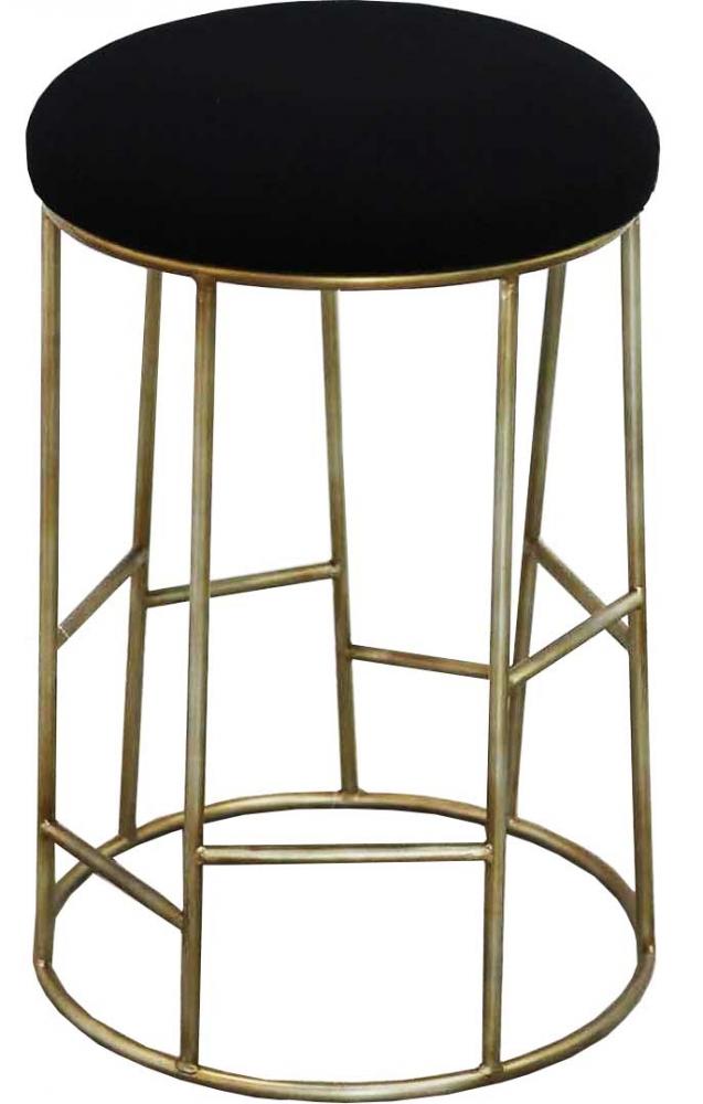 Cafe Lighting and Living Aiden Kitchen Stool - Black w Gold Frame | Living | app store dev @@ABC ///[option4] 十月五日 11:53 
