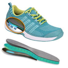 Load image into Gallery viewer, OrthoFeet Coral-Turquoise Stretchable | Footwear | app store dev @@ABC ///[option4] 十月五日 11:53 
