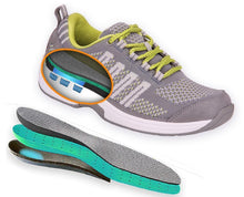 Load image into Gallery viewer, OrthoFeet Coral-Gray Stretchable | Footwear | app store dev @@ABC ///[option4] 十月五日 11:53 
