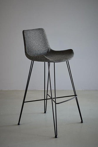 Florabelle Brooklyn Bar Stool - Dark Grey/Black - Fabric Upholstered Bar Stool | Living | app store dev @@ABC ///[option4] 十月五日 11:53 