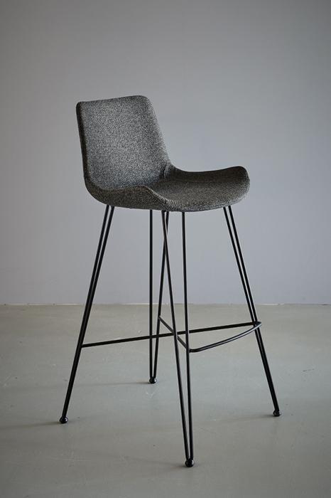 Florabelle Brooklyn Bar Stool - Dark Grey/Black - Fabric Upholstered Bar Stool | Living | app store dev @@ABC ///[option4] 十月五日 11:53 
