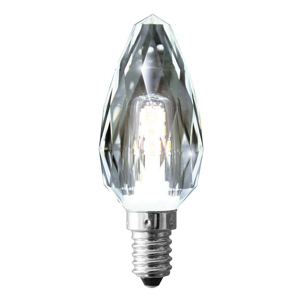 Cafe Lighting and Living Globe LED Candle Crystal 4W 6500K Clear E14 Dimmable | Lighting | app store dev @@ABC ///[option4] 十月五日 11:53 