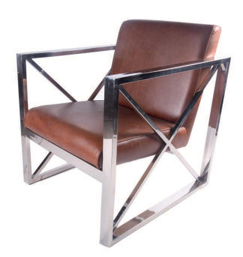 TANTRA ALLY Occasional Chair - Tan Leather | Living | app store dev @@ABC ///[option4] 十月五日 11:53 