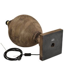 Load image into Gallery viewer, Zaffero Amphora Large - Dark Natural - Turned Wood Urn Table Lamp | Lighting | app store dev @@ABC ///[option4] 十月五日 11:53 
