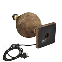 Load image into Gallery viewer, Zaffero Amphora Small - Dark Natural - Turned Wood Urn Table Lamp | Lighting | app store dev @@ABC ///[option4] 十月五日 11:53 
