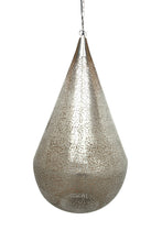 Load image into Gallery viewer, Zaffero Aquarius Large - Nickel - Perforated Teardrop Pendant Light | Lighting | app store dev @@ABC ///[option4] 十月五日 11:53 
