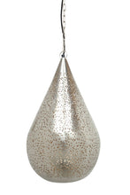 Load image into Gallery viewer, Zaffero Aquarius Medium - Nickel - Perforated Teardrop Pendant Light | Lighting | app store dev @@ABC ///[option4] 十月五日 11:53 
