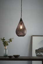 Load image into Gallery viewer, Zaffero Aquarius Medium - Black - Perforated Teardrop Pendant Light | Lighting | app store dev @@ABC ///[option4] 十月五日 11:53 
