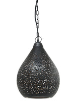 Load image into Gallery viewer, Zaffero Aquarius Small - Black - Perforated Teardrop Pendant Light | Lighting | app store dev @@ABC ///[option4] 十月五日 11:53 

