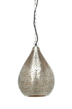 Load image into Gallery viewer, Zaffero Aquarius Small - Nickel - Perforated Teardrop Pendant Light | Lighting | app store dev @@ABC ///[option4] 十月五日 11:53 

