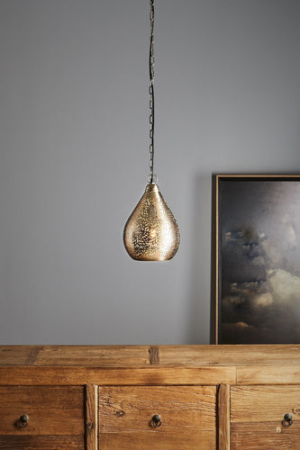 Zaffero Aquarius Small - Nickel - Perforated Teardrop Pendant Light | Lighting | app store dev @@ABC ///[option4] 十月五日 11:53 