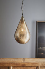 Load image into Gallery viewer, Zaffero Aquarius Medium - Nickel - Perforated Teardrop Pendant Light | Lighting | app store dev @@ABC ///[option4] 十月五日 11:53 
