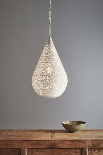 Zaffero Aquarius Medium - White - Perforated Teardrop Pendant Light | Lighting | app store dev @@ABC ///[option4] 十月五日 11:53 