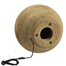Load image into Gallery viewer, Zaffero Boule Medium - Natural - Turned Wood Ball Table Lamp | Lighting | app store dev @@ABC ///[option4] 十月五日 11:53 
