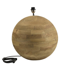 Load image into Gallery viewer, Zaffero Boule Medium - Natural - Turned Wood Ball Table Lamp | Lighting | app store dev @@ABC ///[option4] 十月五日 11:53 
