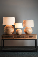 Load image into Gallery viewer, Zaffero Boule Medium - Natural - Turned Wood Ball Table Lamp | Lighting | app store dev @@ABC ///[option4] 十月五日 11:53 
