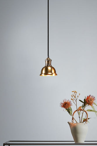 Zaffero Bourke Small -  Antique Brass - Stepped Dome Pendant Light | Lighting | app store dev @@ABC ///[option4] 十月五日 11:53 