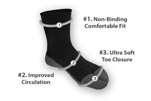 Load image into Gallery viewer, OrthoFeet Bunion Relief Socks - Charcoal (3 pairs) | Socks | app store dev @@ABC ///[option4] 十月五日 11:53 
