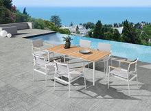 Load image into Gallery viewer, IndoSoul California 7 Piece Dining Set in White | Outdoors | app store dev @@ABC ///[option4] 十月五日 11:53 
