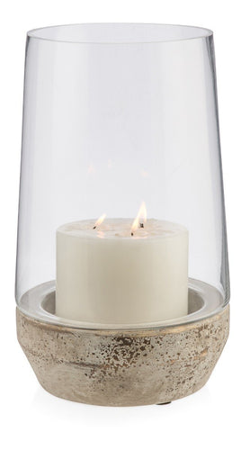 Home & Giftware Glass Cylinder Hurrican Lamp with Terracotta Base Large | Accessories | app store dev @@ABC ///[option4] 十月五日 11:53 