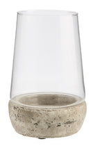 Load image into Gallery viewer, Home &amp; Giftware Glass Cylinder Hurrican Lamp with Terracotta Base Medium | Accessories | app store dev @@ABC ///[option4] 十月五日 11:53 
