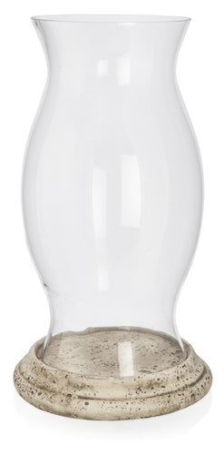 Home & Giftware Glass Hurricane Lamp with Cement Base Extra Large | Accessories | app store dev @@ABC ///[option4] 十月五日 11:53 