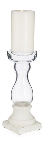 Home & Giftware Glass Candleholder with Cement Base Small | Accessories | app store dev @@ABC ///[option4] 十月五日 11:53 