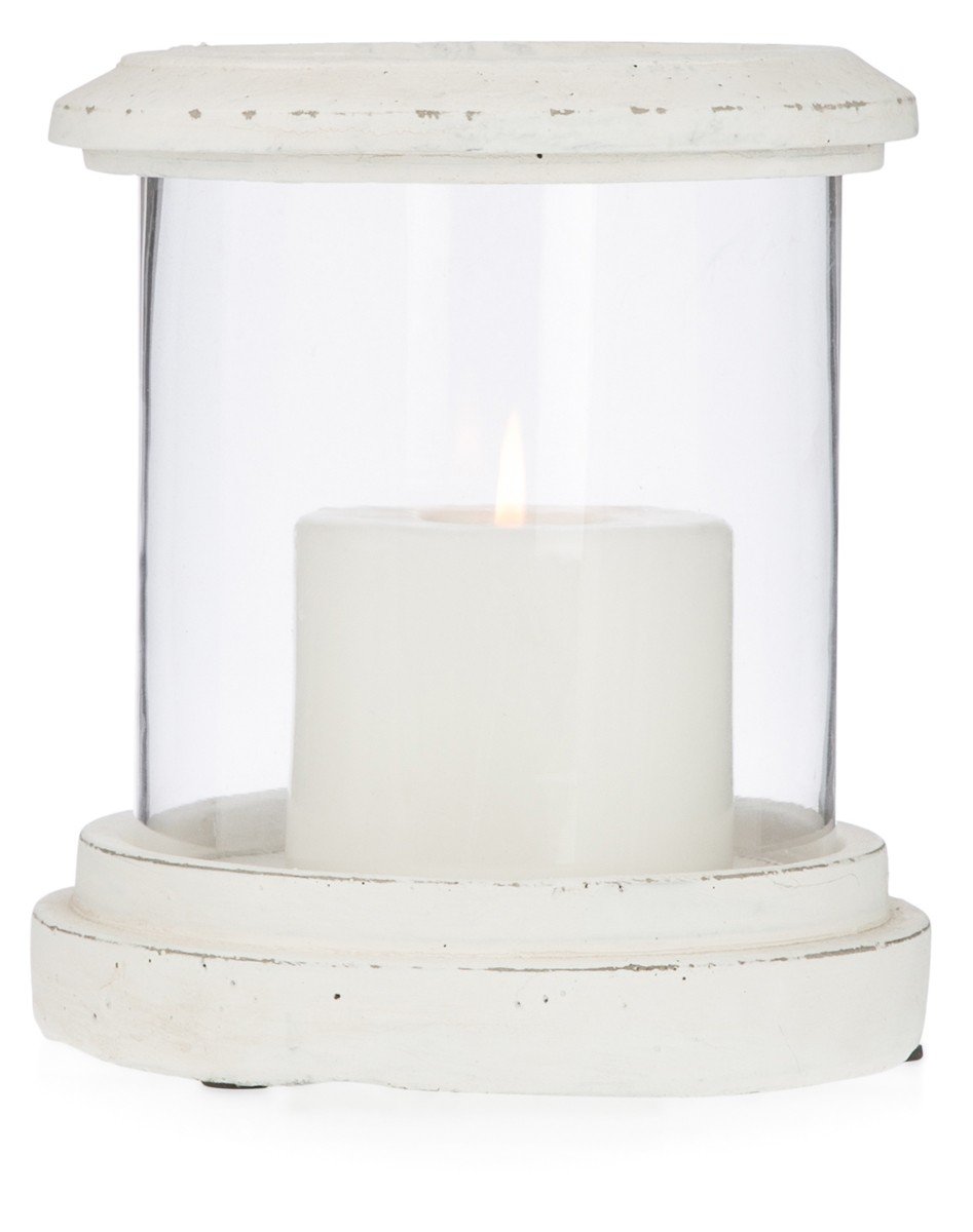 Home & Giftware Glass Round Candleholder with Cement Base and Rim | Accessories | app store dev @@ABC ///[option4] 十月五日 11:53 