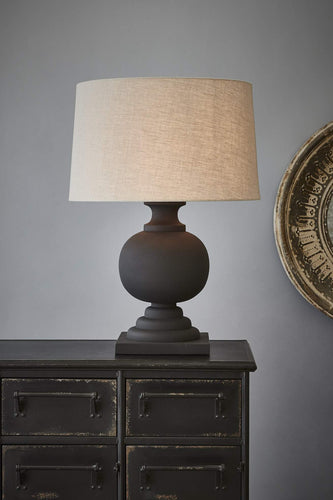 Zaffero Coach - Black - Turned Wood Ball Balustrade Table Lamp | Lighting | app store dev @@ABC ///[option4] 十月五日 11:53 