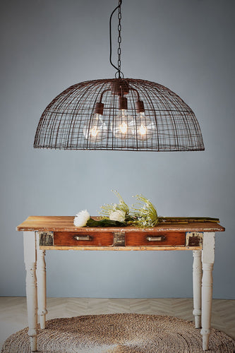 Zaffero Cray Dome - Antique Copper - Wire Weave Dome Pendant Light | Lighting | app store dev @@ABC ///[option4] 十月五日 11:53 