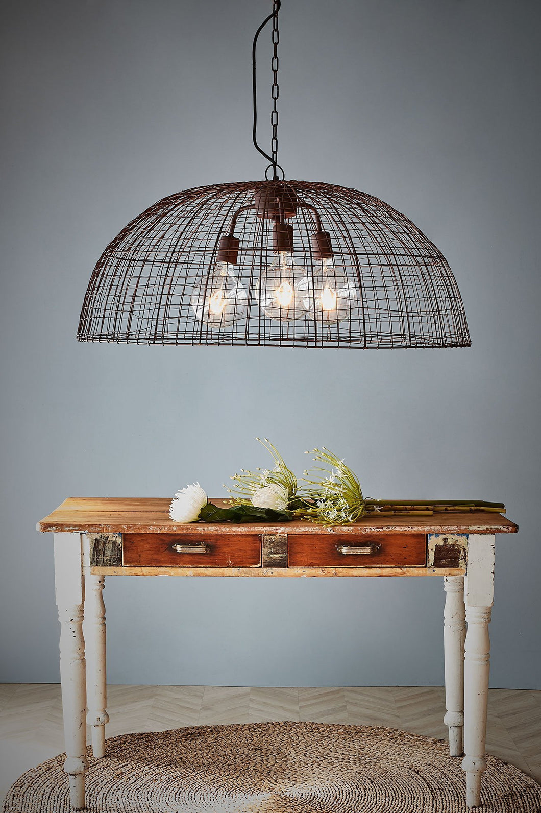 Zaffero Cray Dome - Antique Copper - Wire Weave Dome Pendant Light | Lighting | app store dev @@ABC ///[option4] 十月五日 11:53 