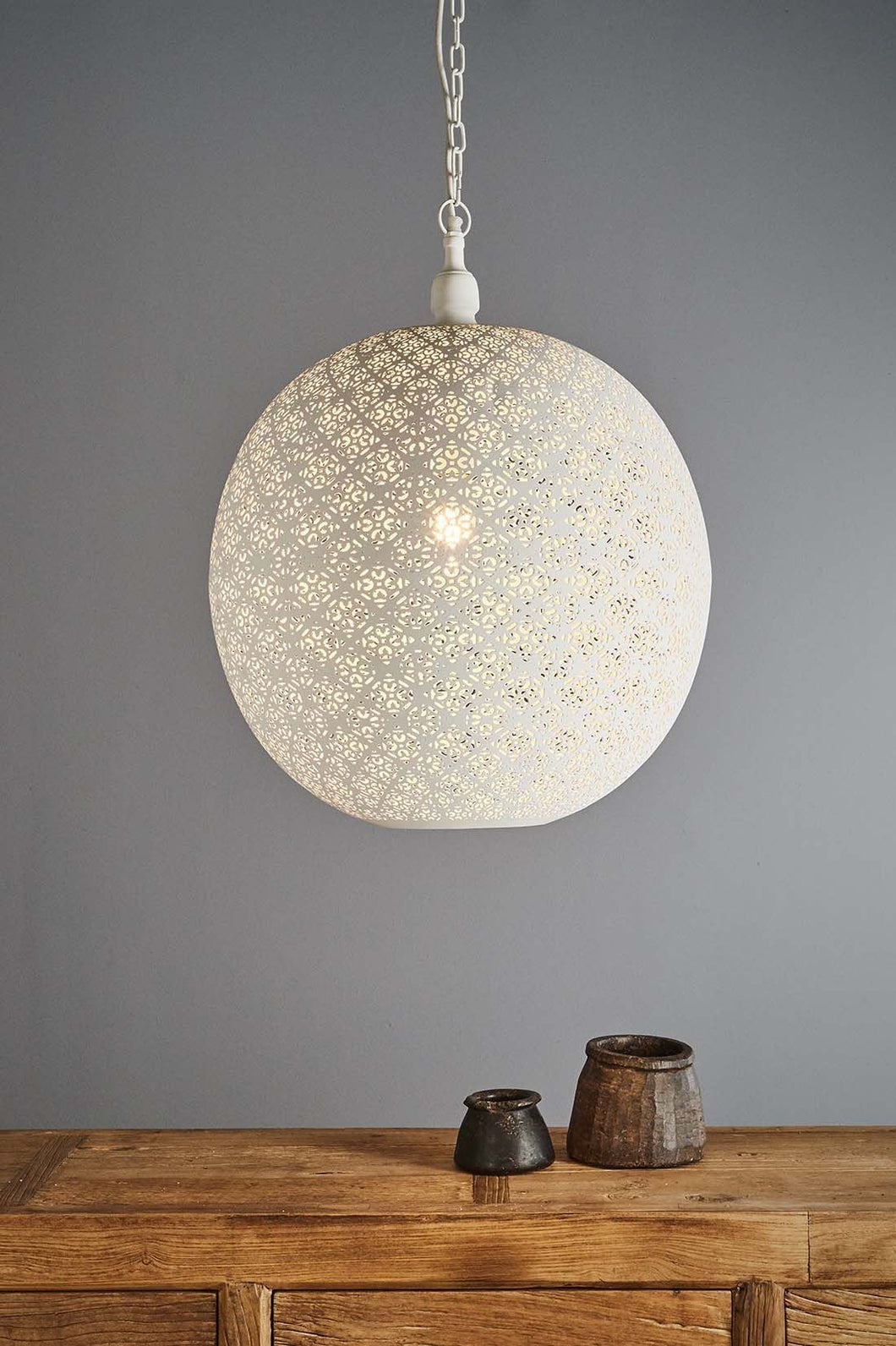 Zaffero Callisto - White - Perforated Round Pendant Light | Lighting | app store dev @@ABC ///[option4] 十月五日 11:53 