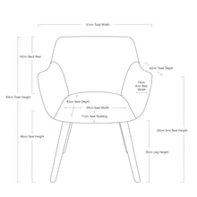 Load image into Gallery viewer, Darcy &amp; Duke Coco Occasional Chair - Blue Grey | Living | app store dev @@ABC ///[option4] 十月五日 11:53 
