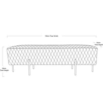 Load image into Gallery viewer, Darcy &amp; Duke Coco Quilted Ottoman - Burnt Orange | Sleeping | app store dev @@ABC ///[option4] 十月五日 11:53 
