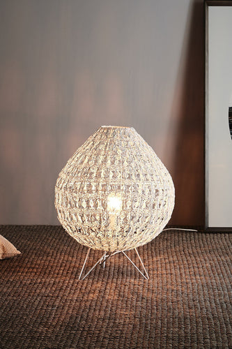 Zaffero Cocoon Table Large - White - Wire Weave Oval Table Lamp | Lighting | app store dev @@ABC ///[option4] 十月五日 11:53 