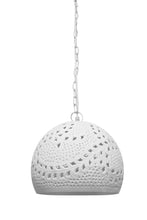 Load image into Gallery viewer, Zaffero Coral Small - White - Hand Cut Patterned Dome Pendant Light | Lighting | app store dev @@ABC ///[option4] 十月五日 11:53 
