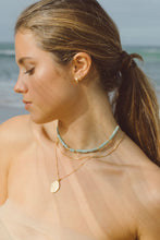 Load image into Gallery viewer, Aqua bay necklace gold plated
