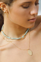 Load image into Gallery viewer, Aqua bay necklace gold plated
