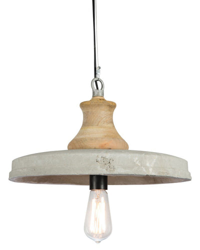 Home & Giftware Hanging Light Concrete Shade with Mango Wood Holder | Lighting | app store dev @@ABC ///[option4] 十月五日 11:53 